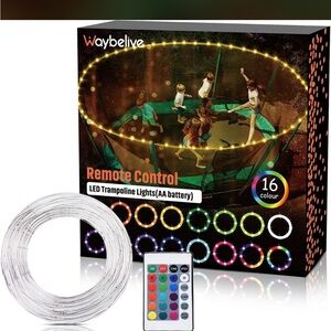 LED Trampoline Lights with Remote Control - Multicolor